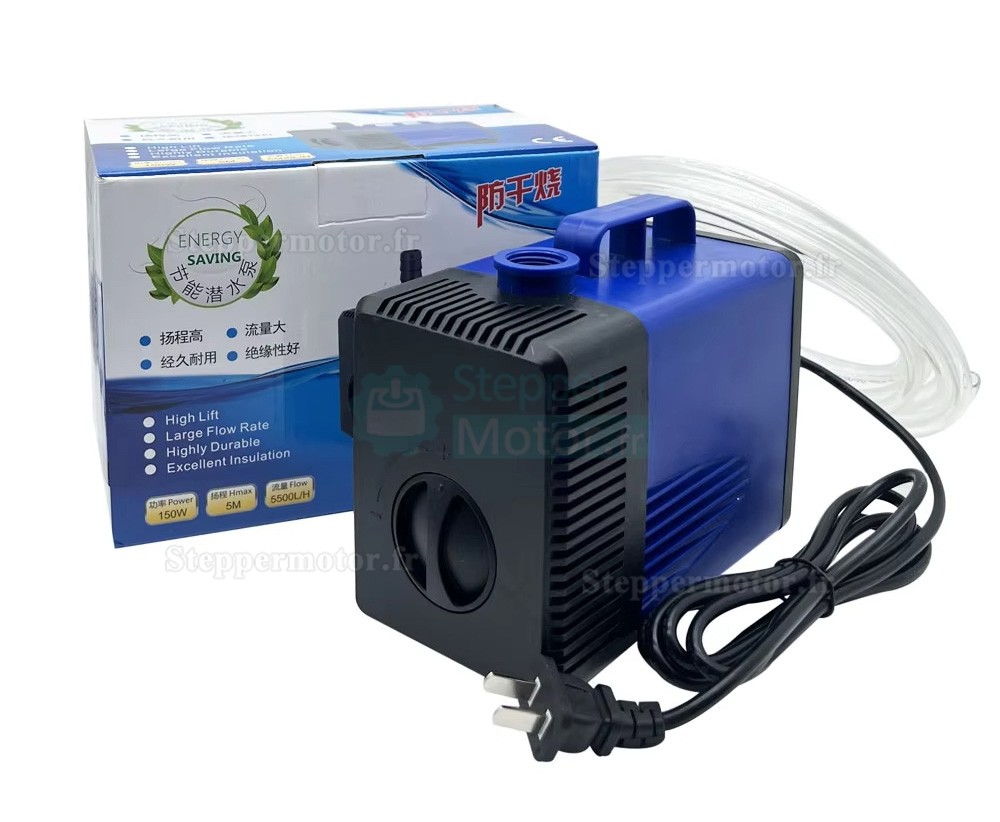 5,5kW 220V/380V Kit moteur de broche refroidi par eau JGD-125-ER32 + H100-5.5 avec variateur de fr&eacute;quence et pompe &agrave; eau et 13 pi&egrave;ces pinces ER25 et support